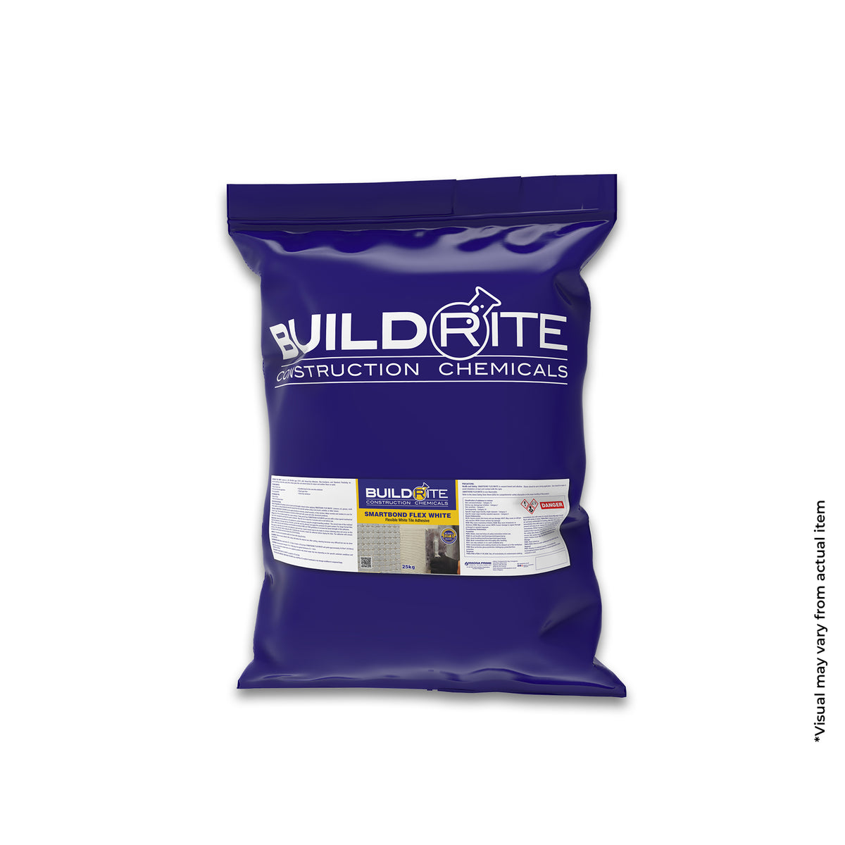 BUILDRITE SMARTBOND FLEX WHITE C2TS1 - Flexible White Tile Adhesive