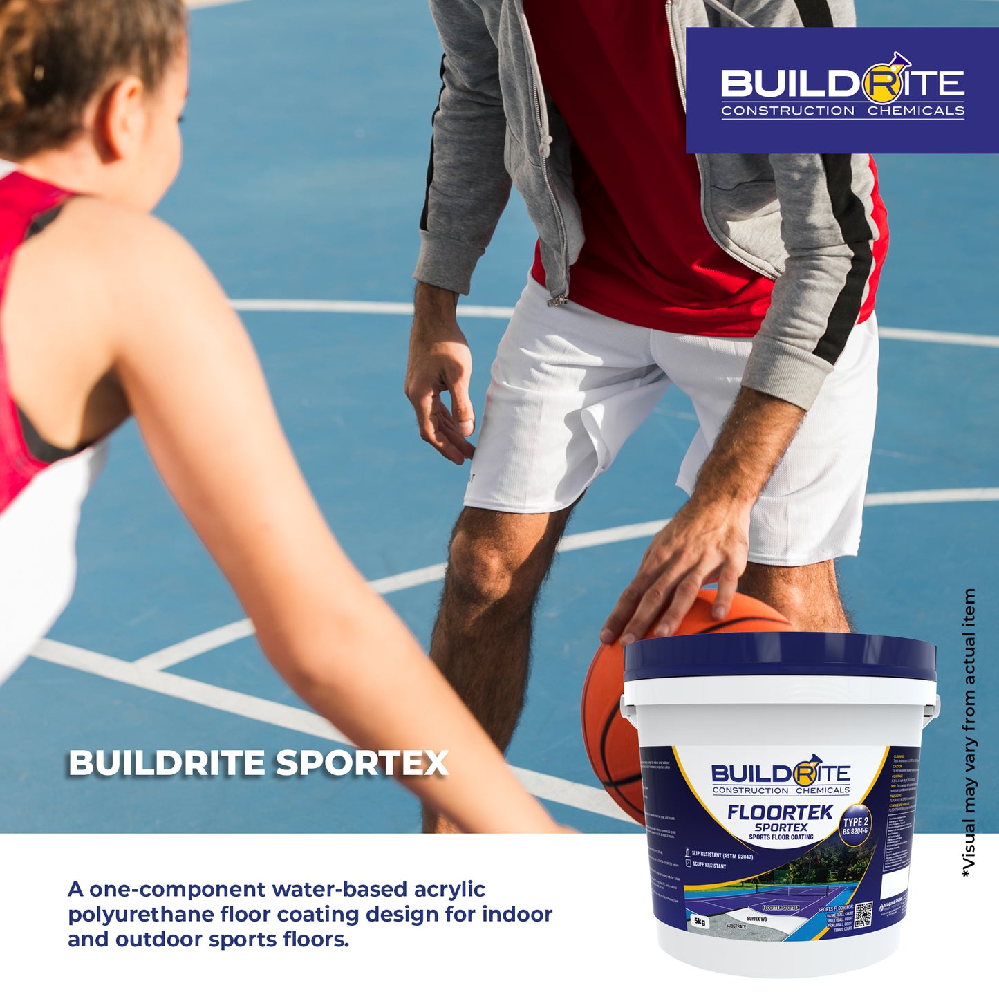 BUILDRITE FLOORTEK SPORTEX 5L