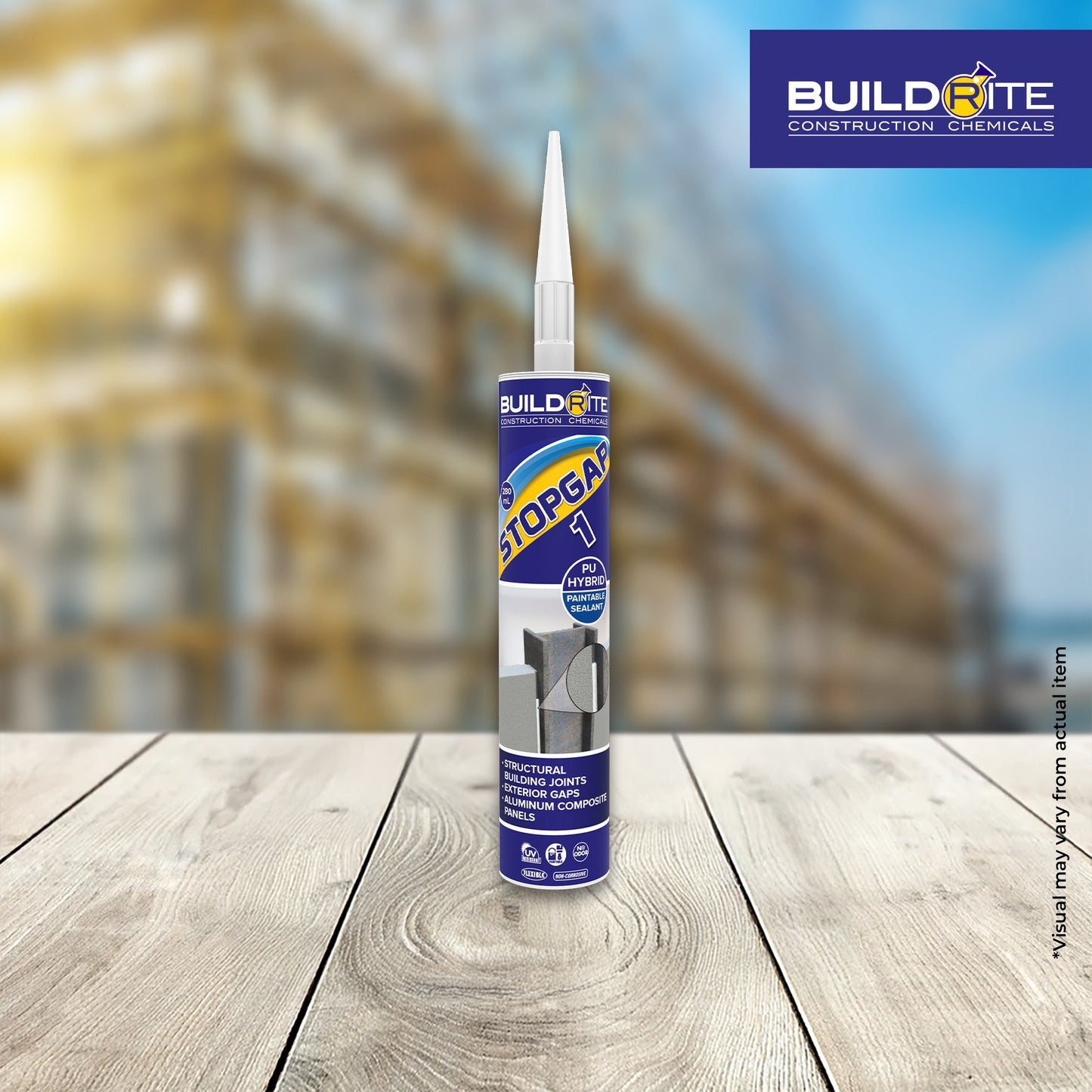 BUILDRITE STOPGAP 1 - PU Hybrid Paintable Sealant