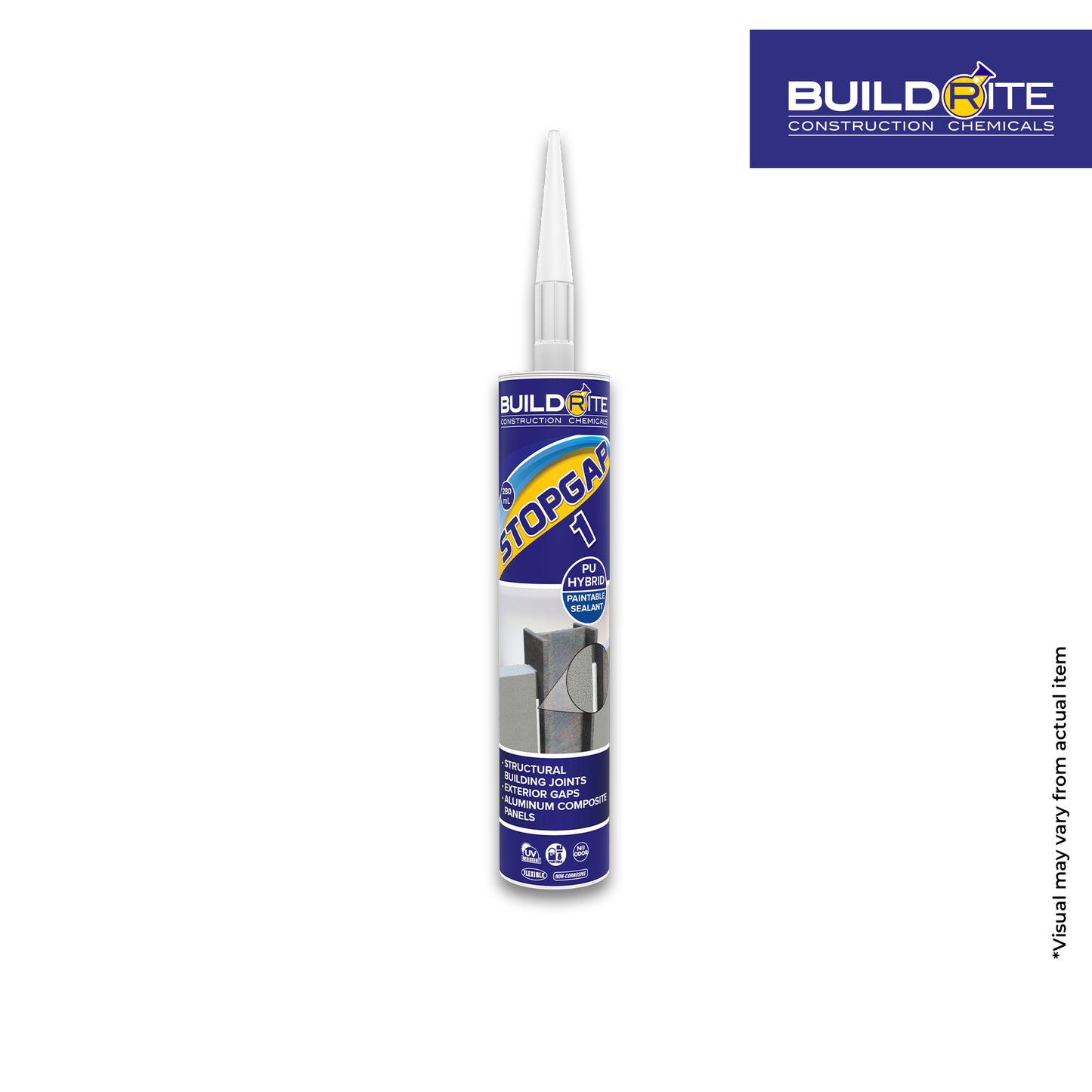 BUILDRITE STOPGAP 1 - PU Hybrid Paintable Sealant