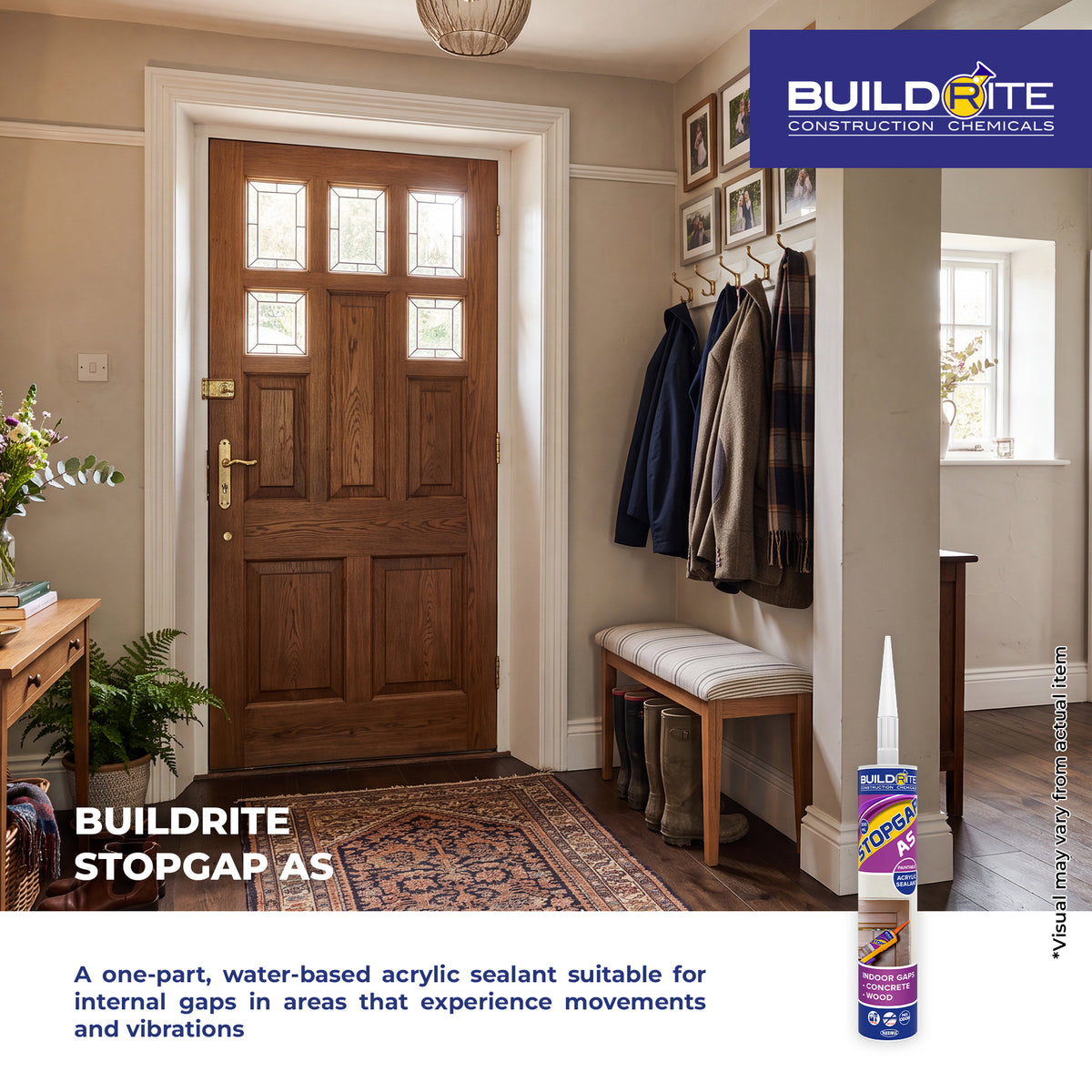 BUILDRITE STOPGAP AS - Acrylic Sealant for Indoor Gaps