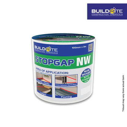 BUILDRITE STOPGAP NW - Non-Woven Butyl Flashing Tape
