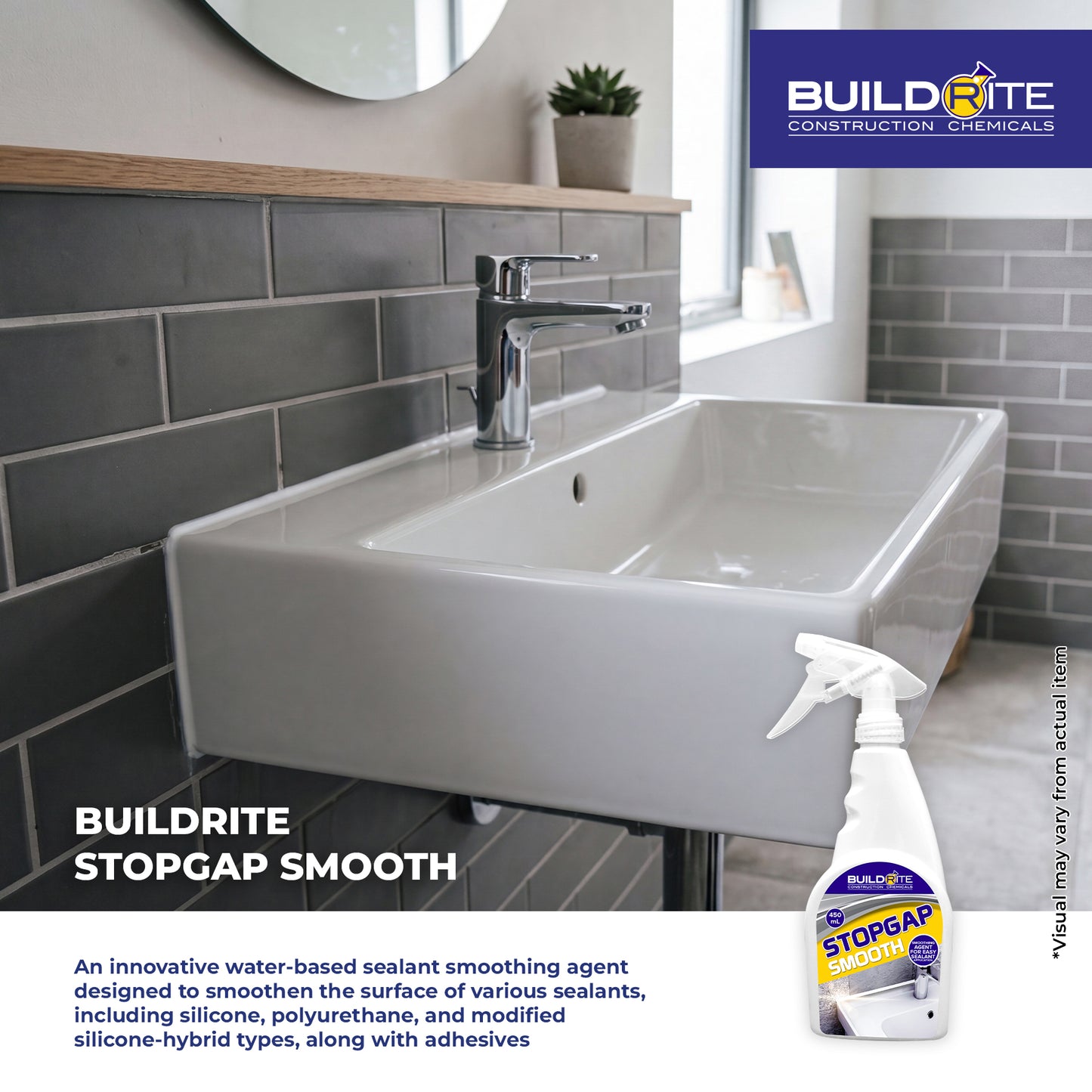 BUILDRITE STOPGAP SMOOTH 450ML - Smoothing Agent for Easy Sealant Application