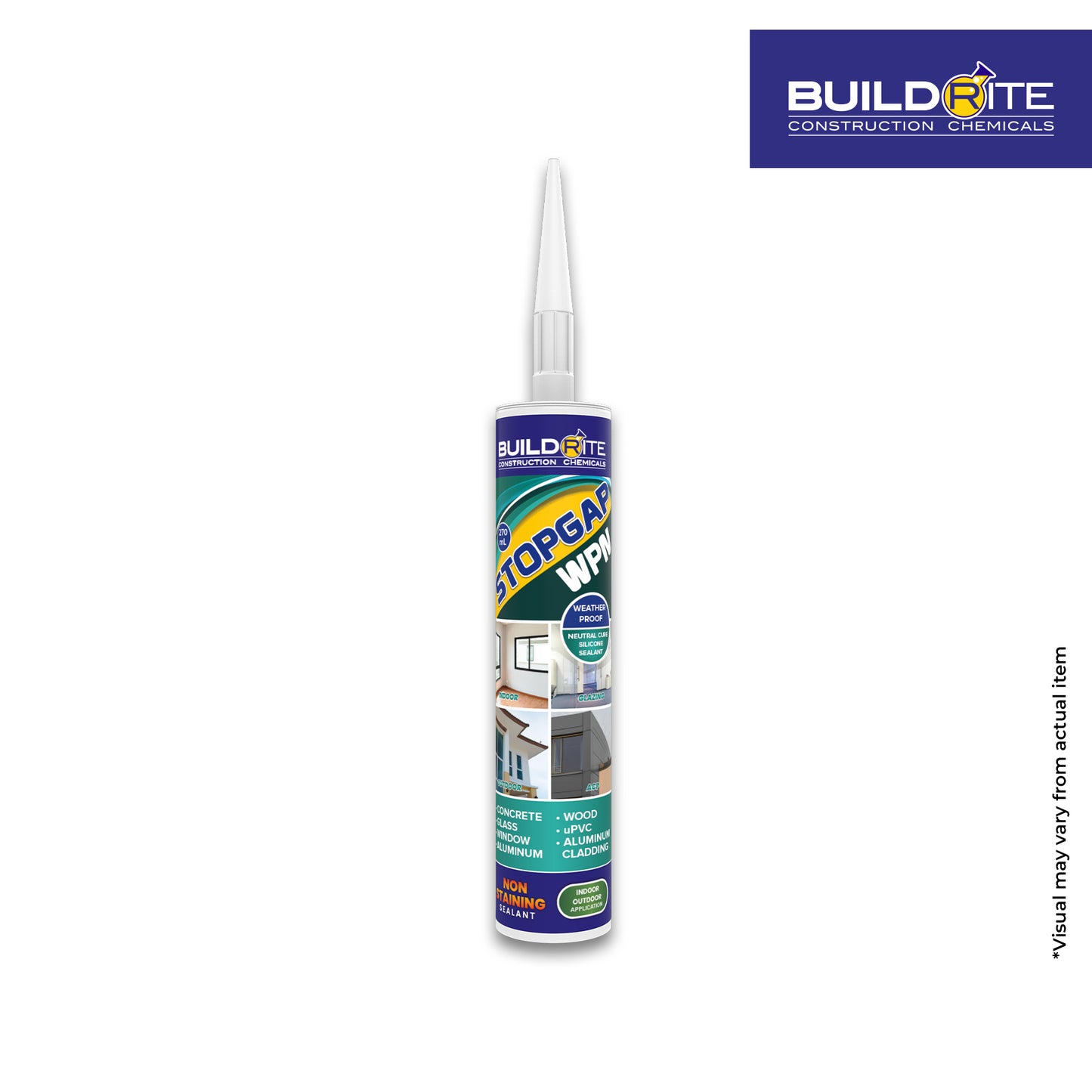 BUILDRITE STOPGAP WPN - Weatherproof Neutral Cure Silicone Sealant