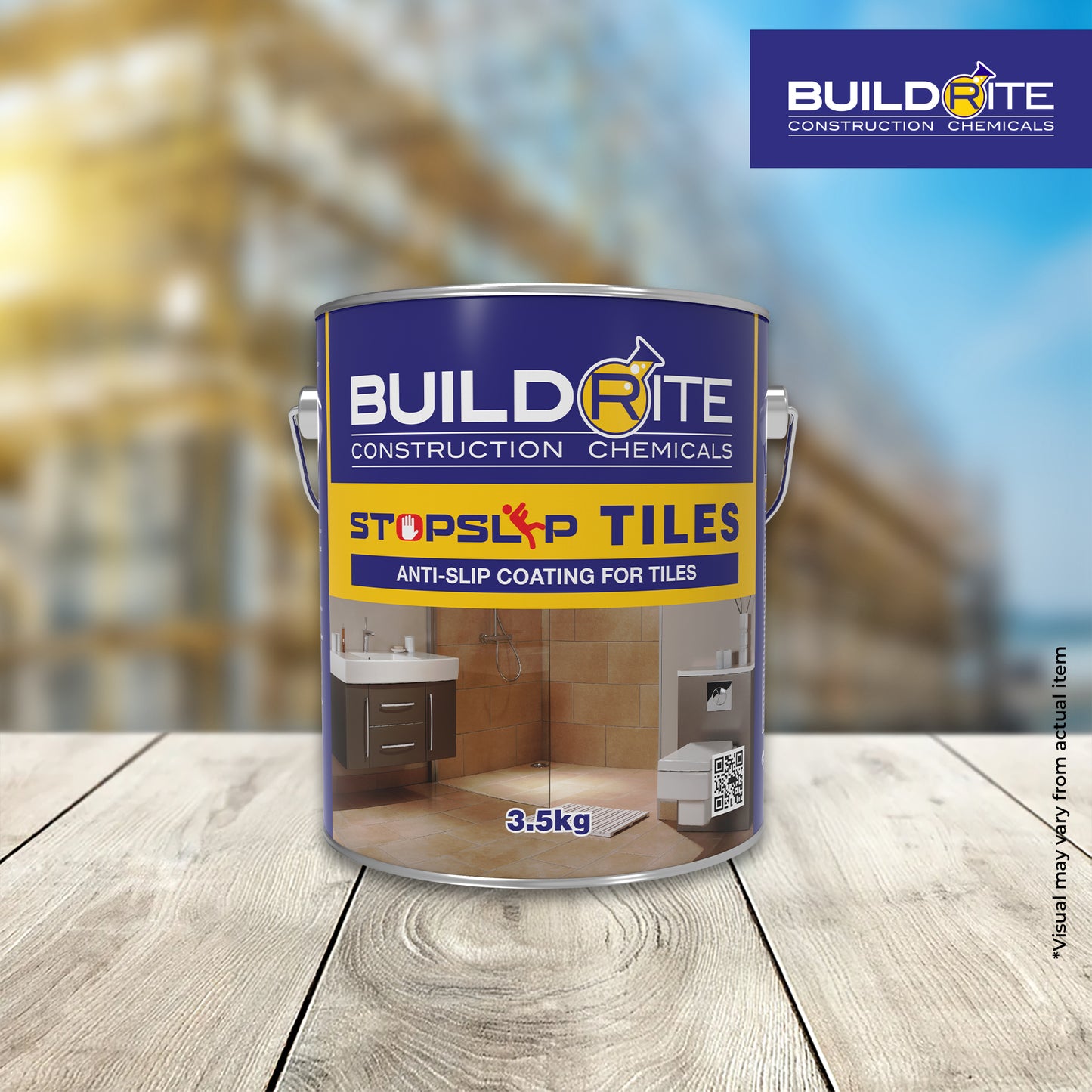 BUILDRITE STOPSLIP TILES 3.5KG - Anti-Slip Coating for Tiles