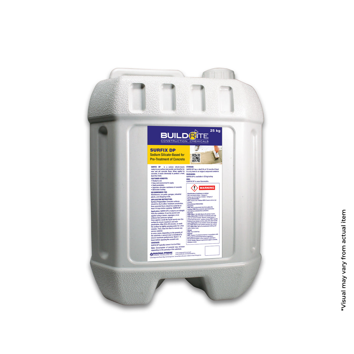 BUILDRITE SURFIX DP - Liquid Dust Proofer and Hardener and for Concrete