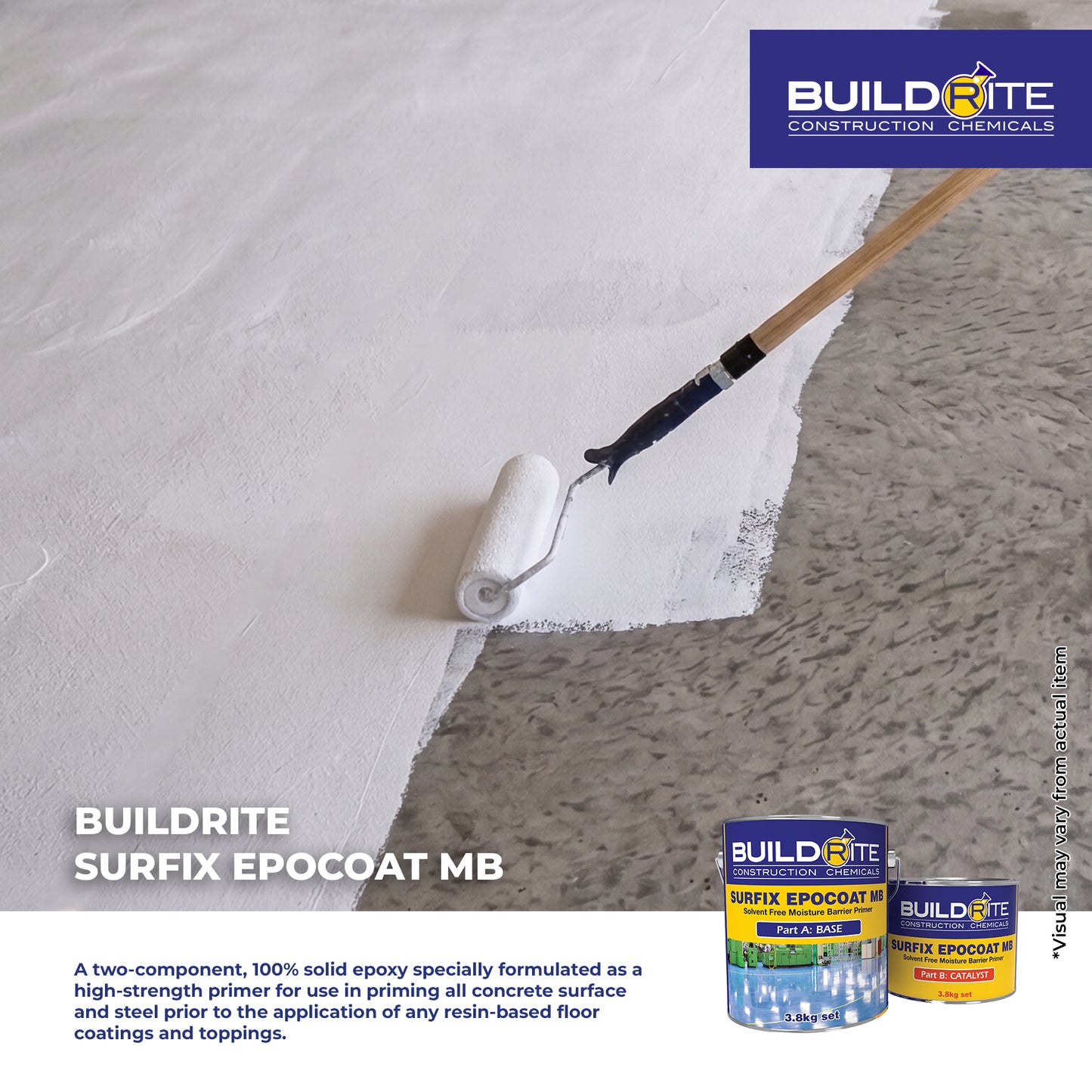 BUILDRITE SURFIX EPOCOAT MB - Moisture Barrier Primer for Floor Coatings
