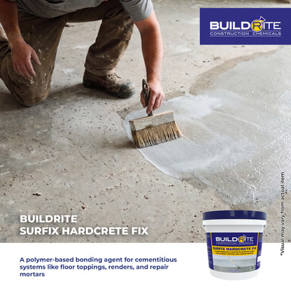 BUILDRITE SURFIX HARDCRETE FIX 4L - Hi-Performance Concrete Bonding Agent for Screed Topping and Repair Mortar