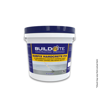 BUILDRITE SURFIX HARDCRETE FIX 4L - Hi-Performance Concrete Bonding Agent for Screed Topping and Repair Mortar