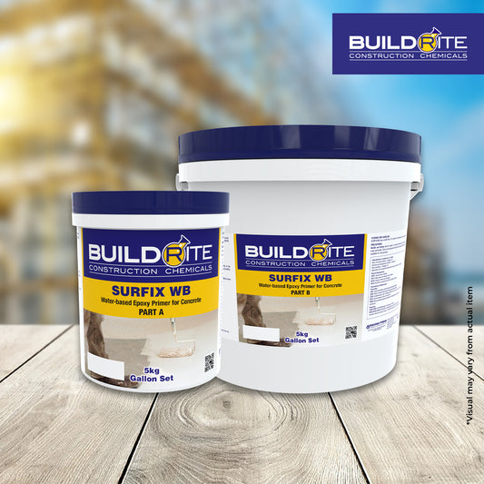 BUILDRITE SURFIX WB - 2K Water-Based Epoxy Primer for Concrete