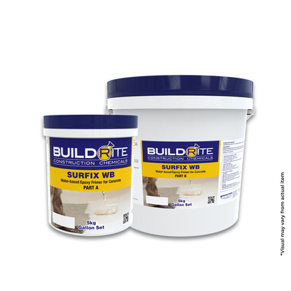 BUILDRITE SURFIX WB - 2K Water-Based Epoxy Primer for Concrete