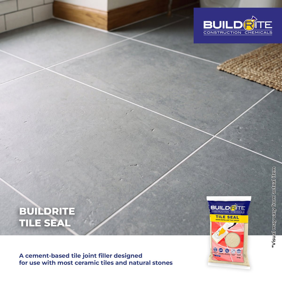 BUILDRITE TILE SEAL - Water Repellant Tile Grout