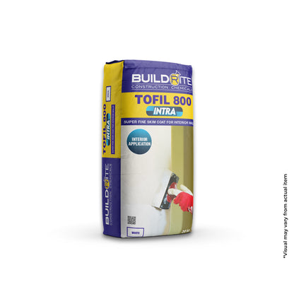 BUILDRITE TOFIL 800 INTRA - Super Fine Skim Coat for Interior Walls