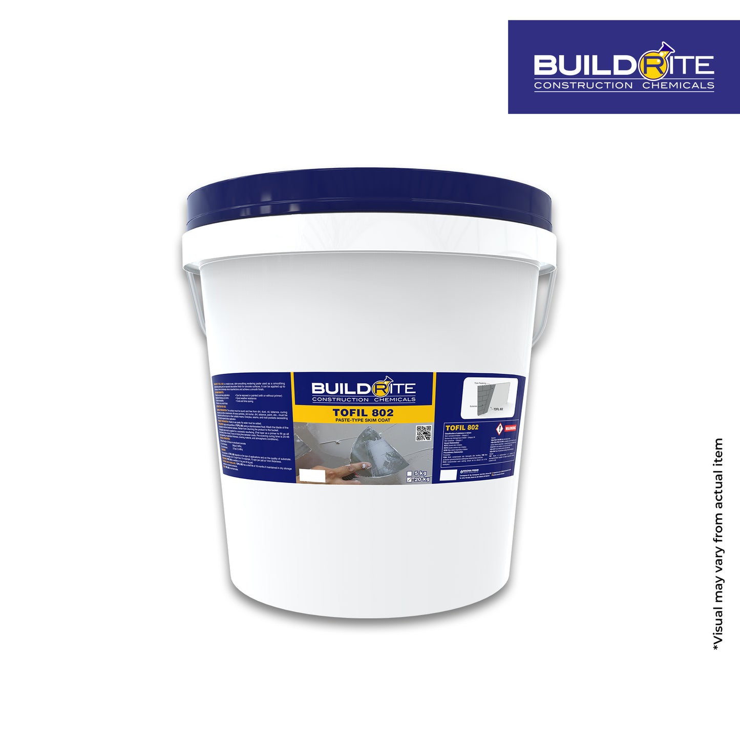 BUILDRITE TOFIL 802 - Paste-Type Skim Coat