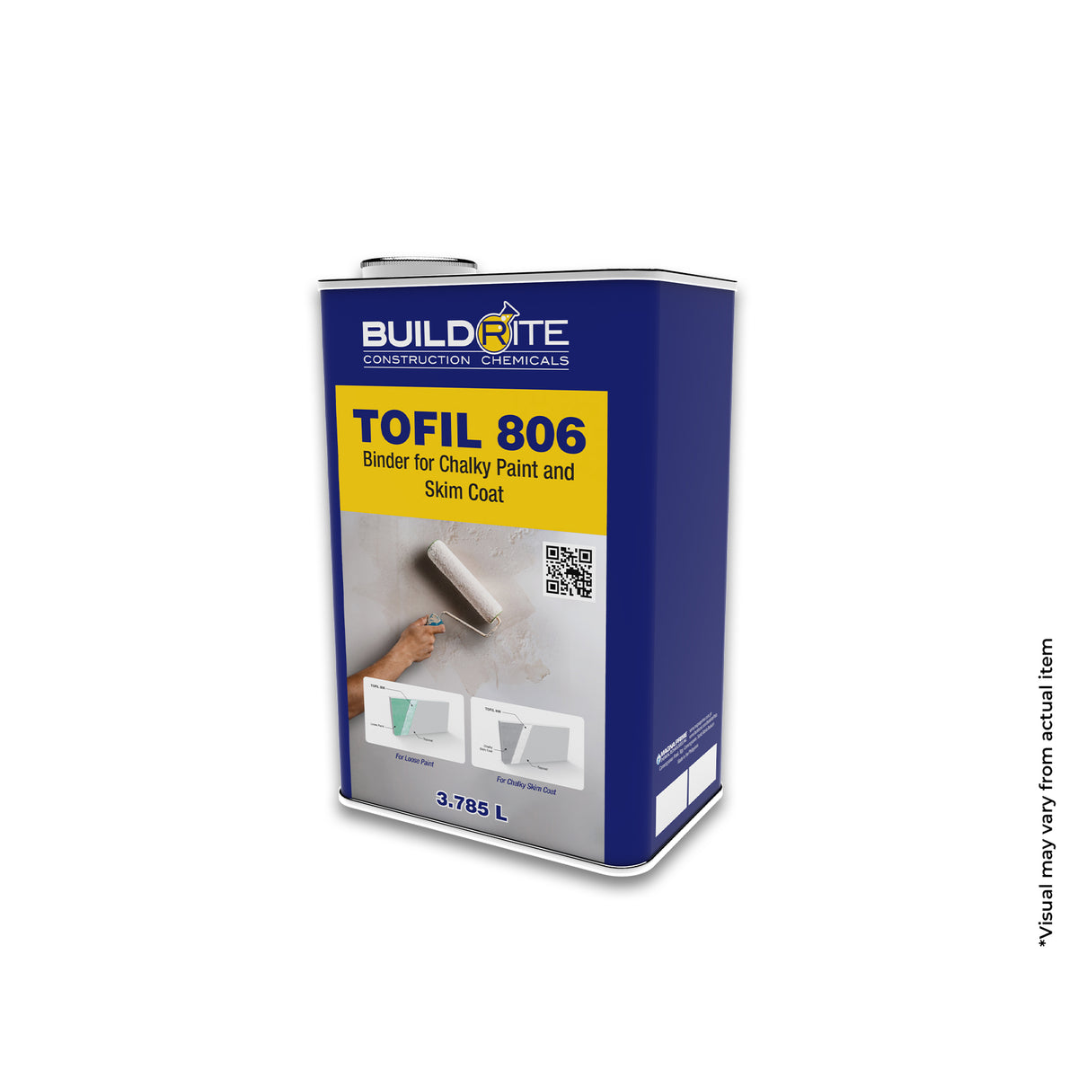 BUILDRITE TOFIL 806 - Water-Based Binder for Chalky Paint and Skim Coat