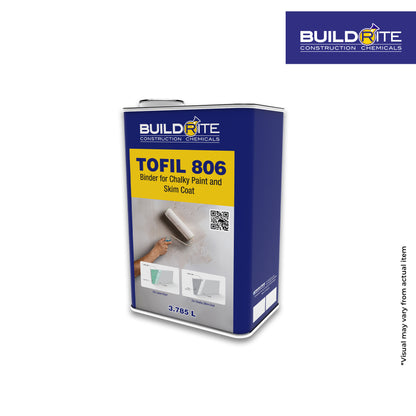 BUILDRITE TOFIL 806 - Water-Based Binder for Chalky Paint and Skim Coat