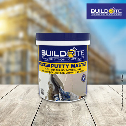 BUILDRITE TOFIL 807 PUTTY MASTER - Putty for Filling, Patching, and Build Up of Concrete, Drywall, or Wood