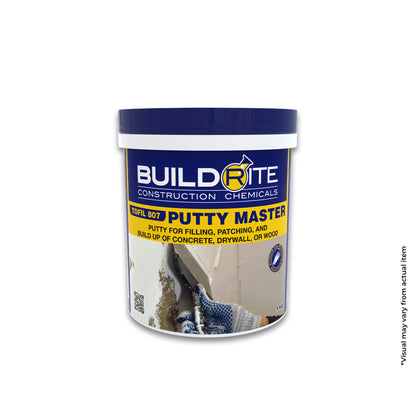BUILDRITE TOFIL 807 PUTTY MASTER - Putty for Filling, Patching, and Build Up of Concrete, Drywall, or Wood