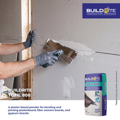 BUILDRITE TOFIL 808 - Joining Compound for Plaster Board, Gypsum Board, and Fiber Cement Board