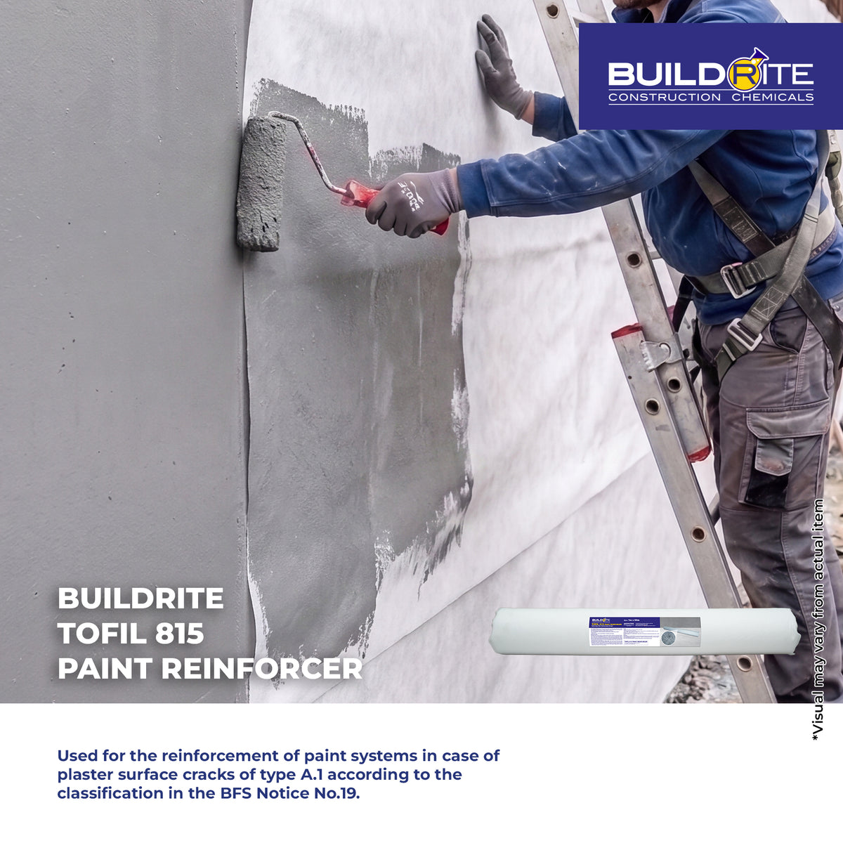 BUILDRITE TOFIL 815 PAINT REINFORCER - Textile Glass Fiber Reinforcement 30GSM