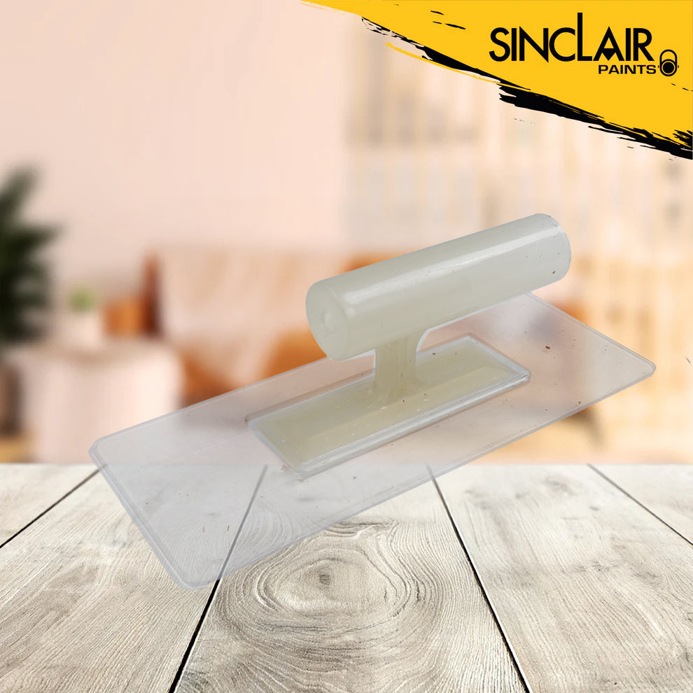 SINCLAIR DECORATIVE CLEAR PLASTIC TROWEL