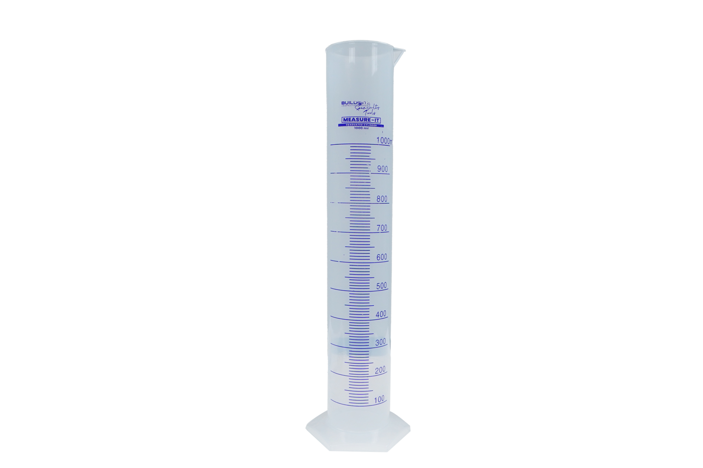BUILDRITE SPECIALTY TOOLS MEASURE-IT GRADUATED CYLYNDER 1000ml