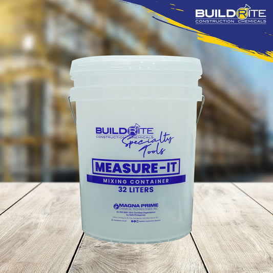 BUILDRITE SPECIALTY TOOLS MEASURE-IT MIXING CONTAINER 32L
