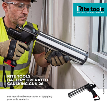 RITE TOOLS BATTERY OPERATED CAULKING GUN 2:1