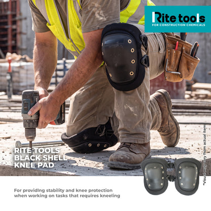 RITE TOOLS BLACK SHELL KNEE PAD