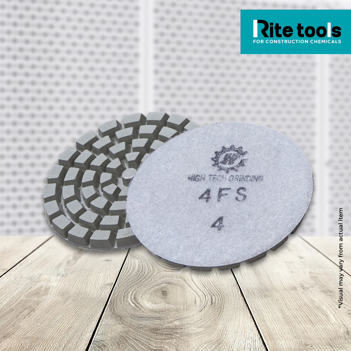 RITE TOOLS RT 30-607 RITE GLOSS CONCRETE RESIN PAD 4FS #4
