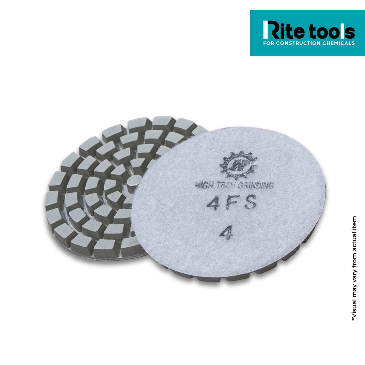 RITE TOOLS RT 30-607 RITE GLOSS CONCRETE RESIN PAD 4FS #4