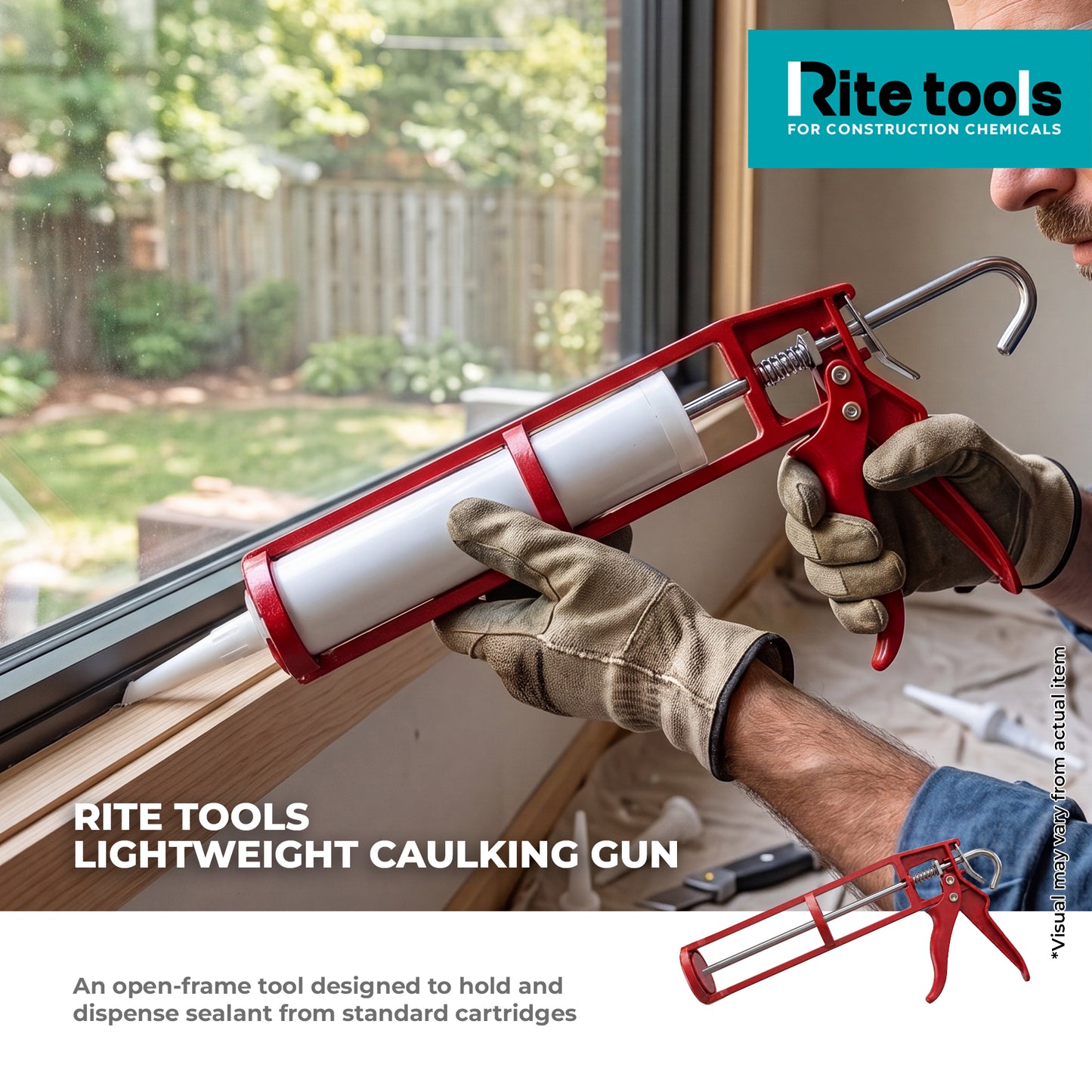 RT 29-564 LIGHTWEIGHT CAULKING GUN 300ML