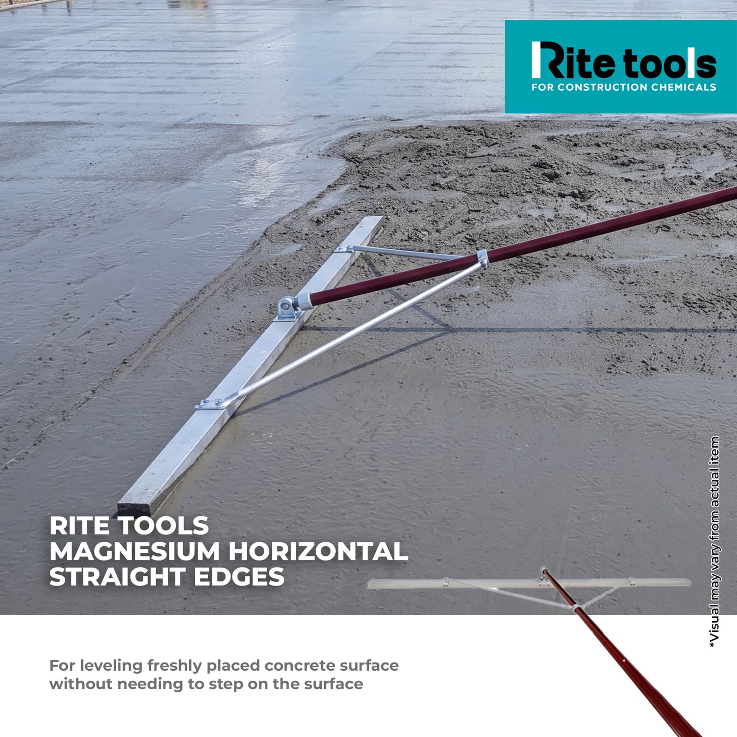 RITE TOOLS MAGNESIUM HORIZONTAL STRAIGHT EDGES