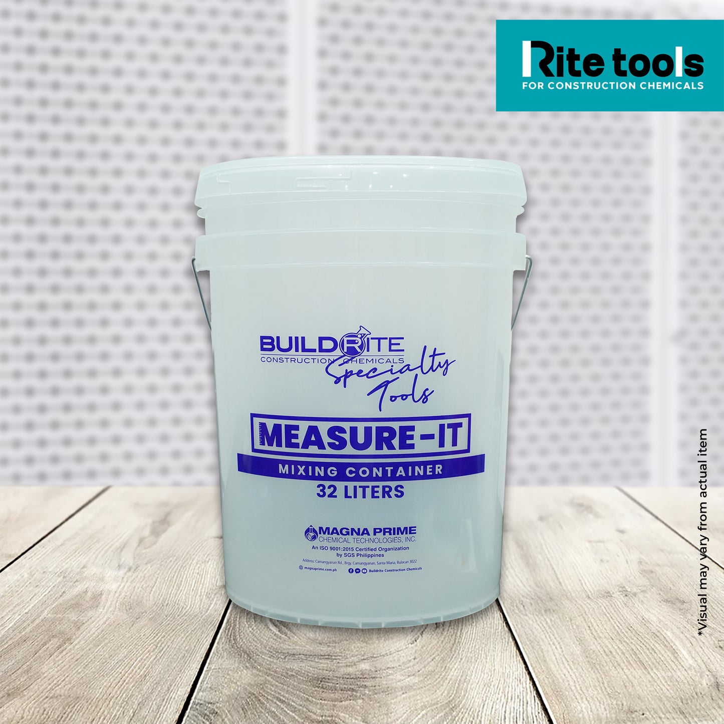 RITE TOOLS MEASURE-IT MIXING CONTAINER 32L