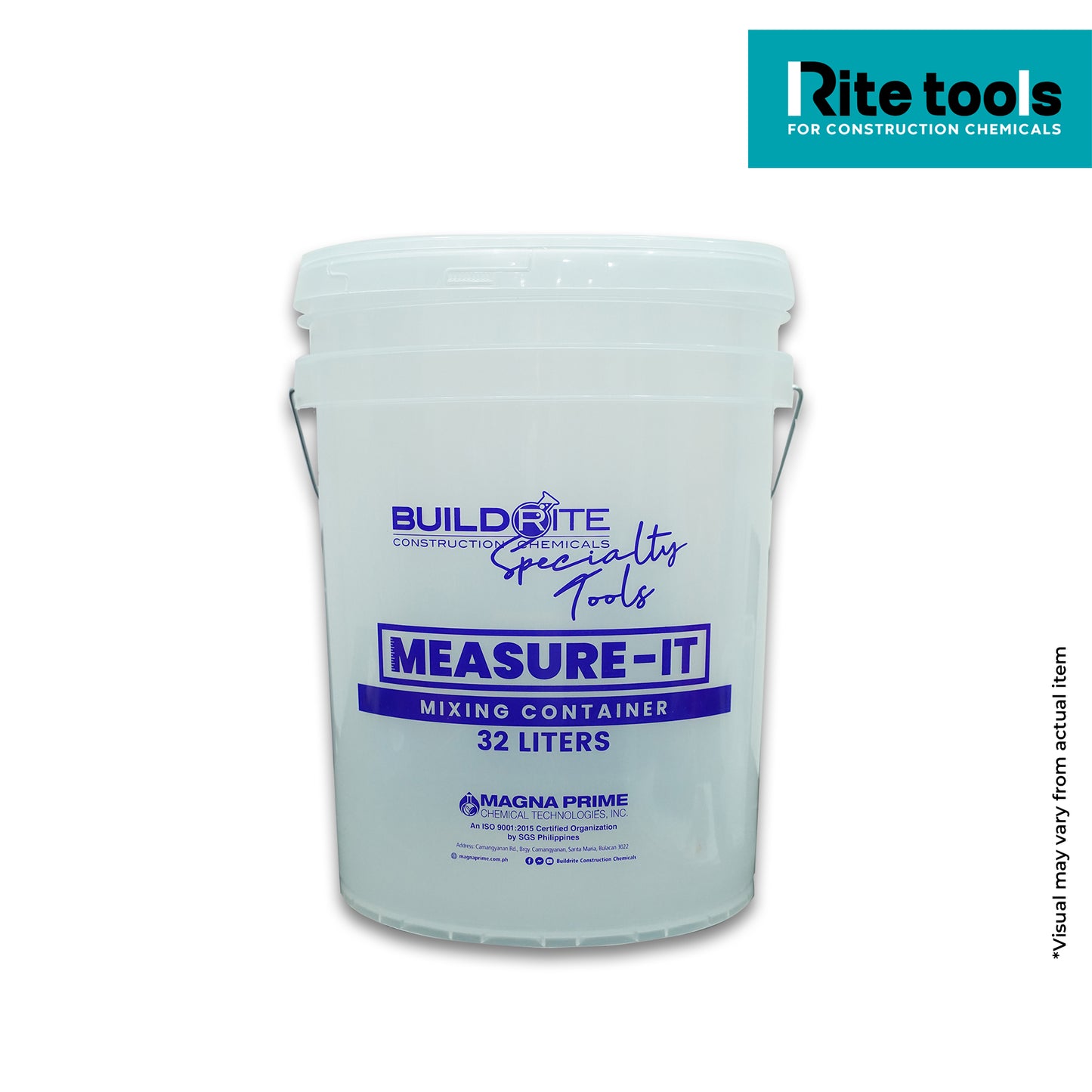 RITE TOOLS MEASURE-IT MIXING CONTAINER 32L