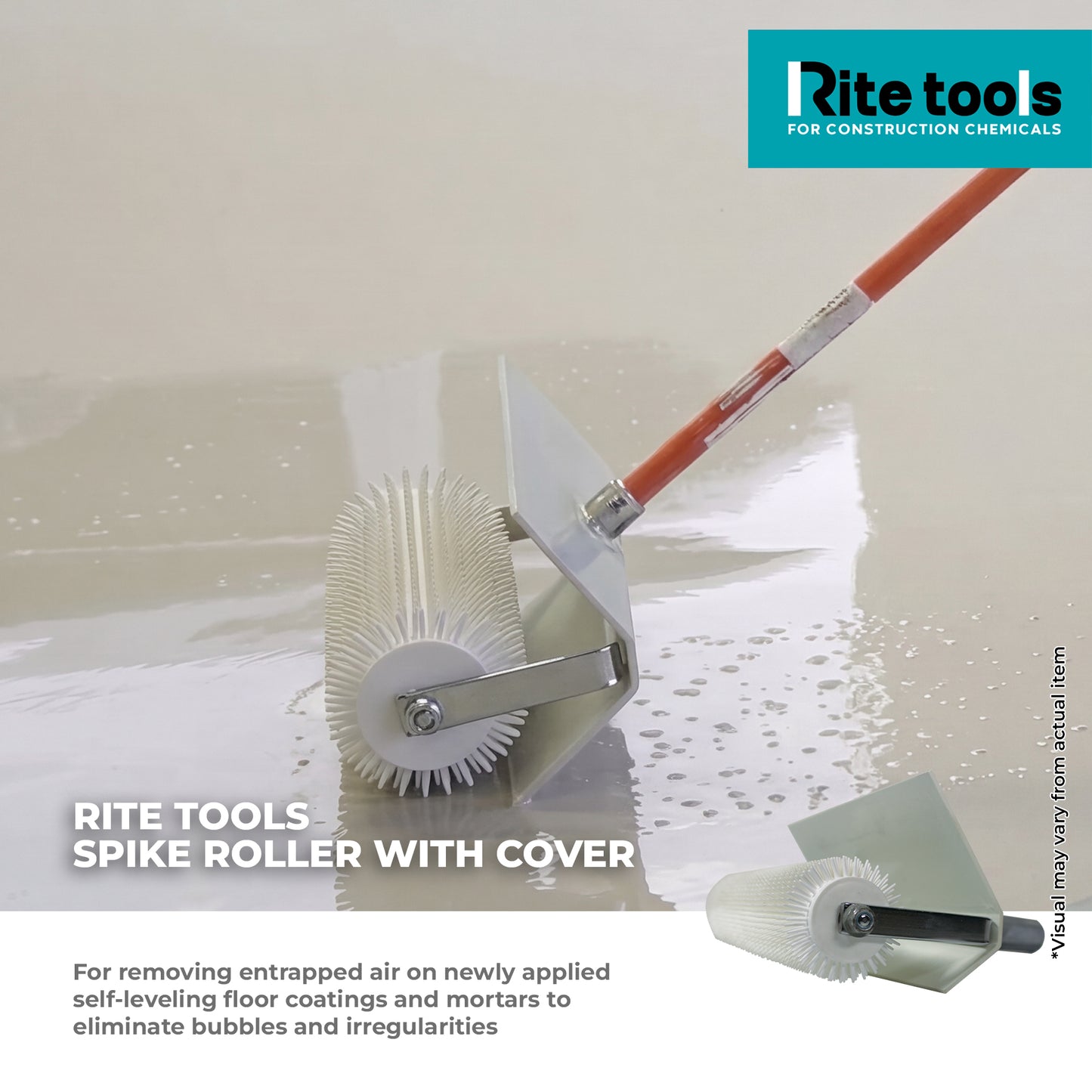 RITE TOOLS SPIKE ROLLER WITH COVER