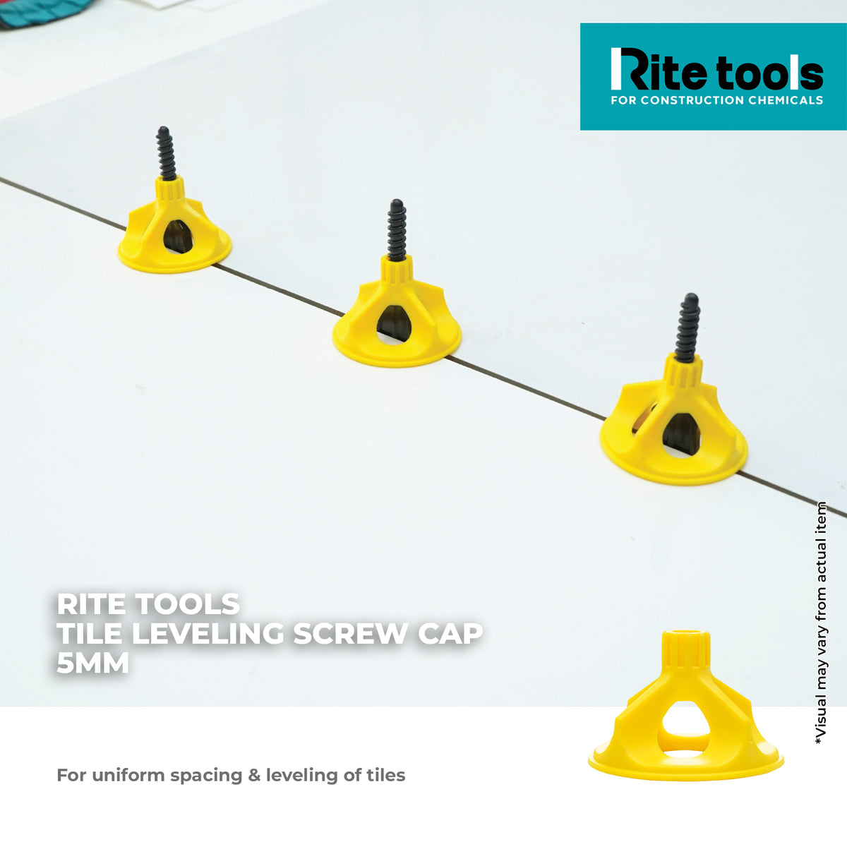 RITE TOOLS TILE LEVELLING SCREW CAP