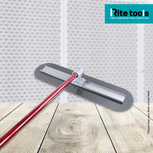 RITE TOOLS BLUE STEEL ROUND-END FRESNO TROWEL