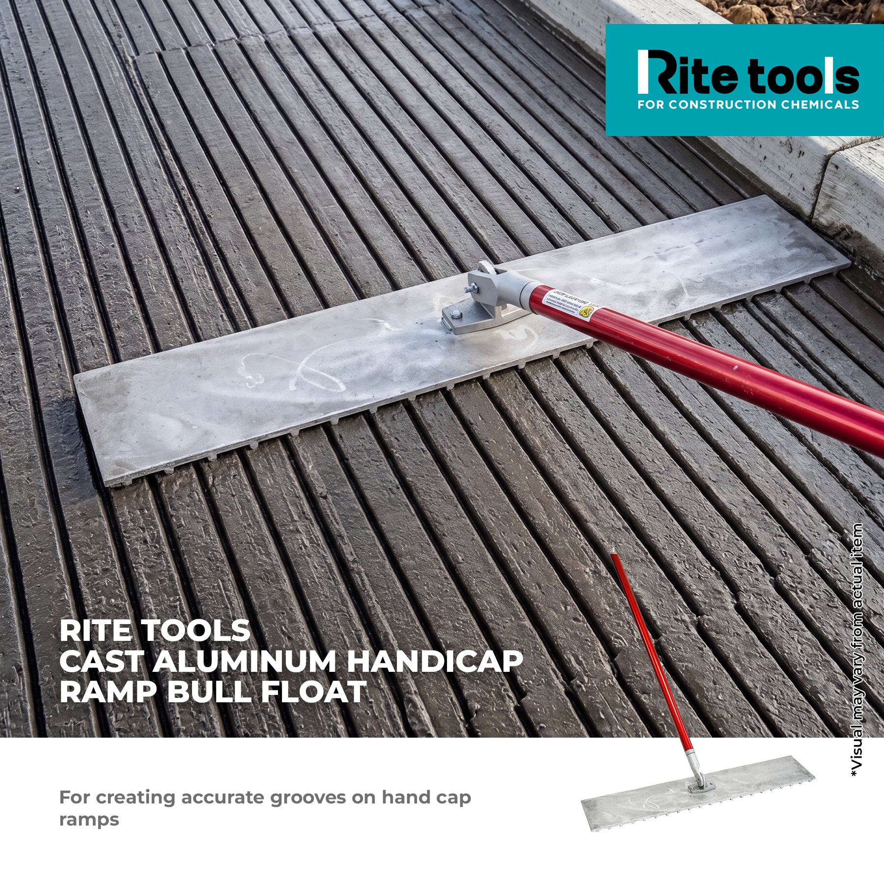 RITE TOOLS CAST ALUMINUM HANDICAP RAMP BULL FLOAT – Magna Prime Shop