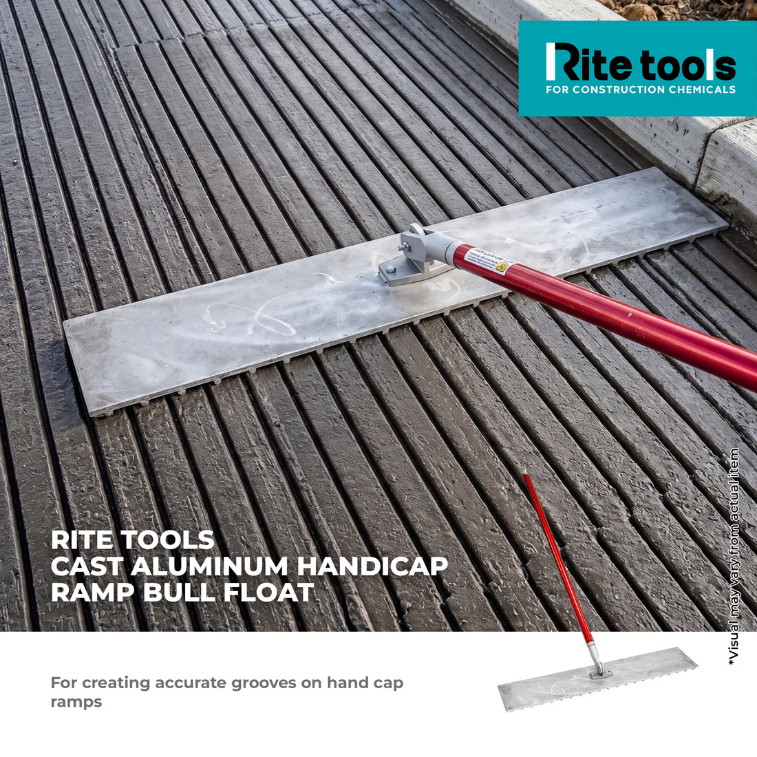 RITE TOOLS CAST ALUMINUM HANDICAP RAMP BULL FLOAT – Magna Prime Shop