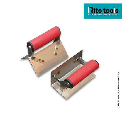 RITE TOOLS HIGH CARBON STEEL CORNER TROWEL SET (Inner and Outer Corner Set)