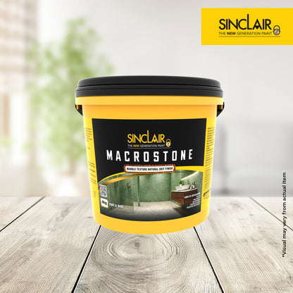 SINCLAIR MACROSTONE BASE 4KG - Marble Texture Natural Grit Finish