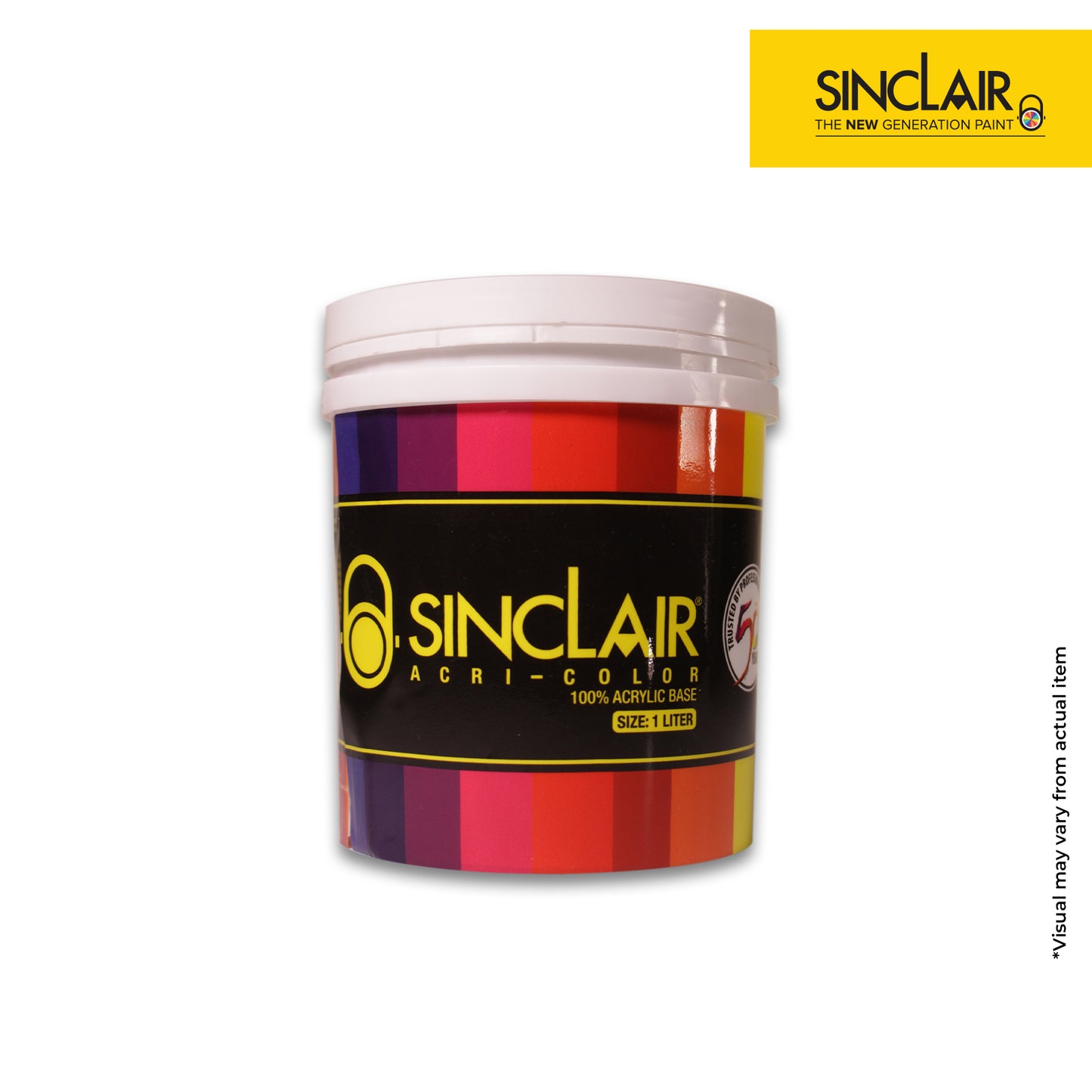 SINCLAIR ACRI COLOR 1L - Acrylic Water-Based Flat-Finish Paint