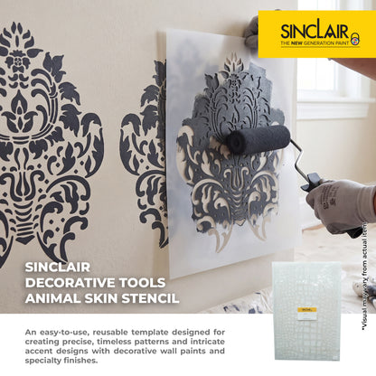 SINCLAIR DECORATIVE TOOLS ANIMAL SKIN STENCIL ST60-2-001