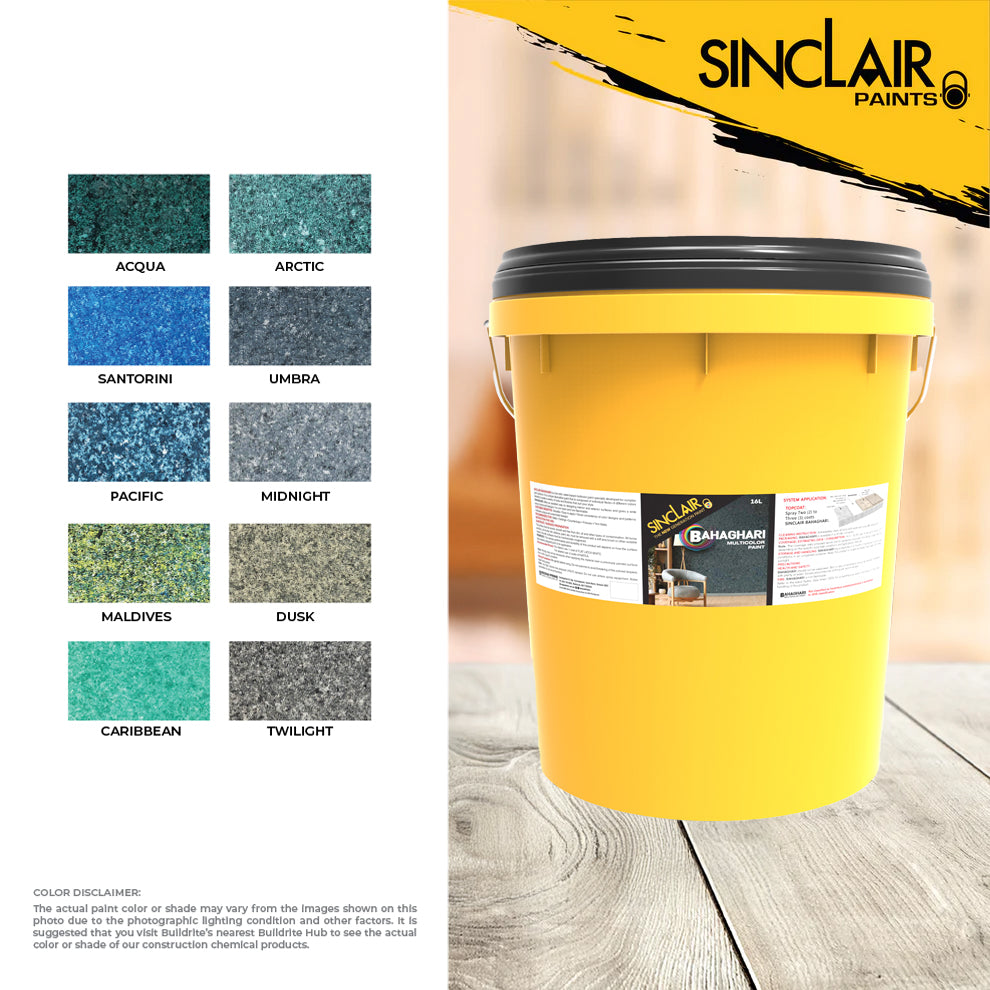 SINCLAIR BAHAGHARI MULTI COLOR PAINT 16L