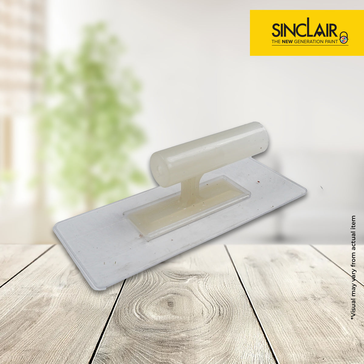 SINCLAIR DECORATIVE CLEAR PLASTIC TROWEL
