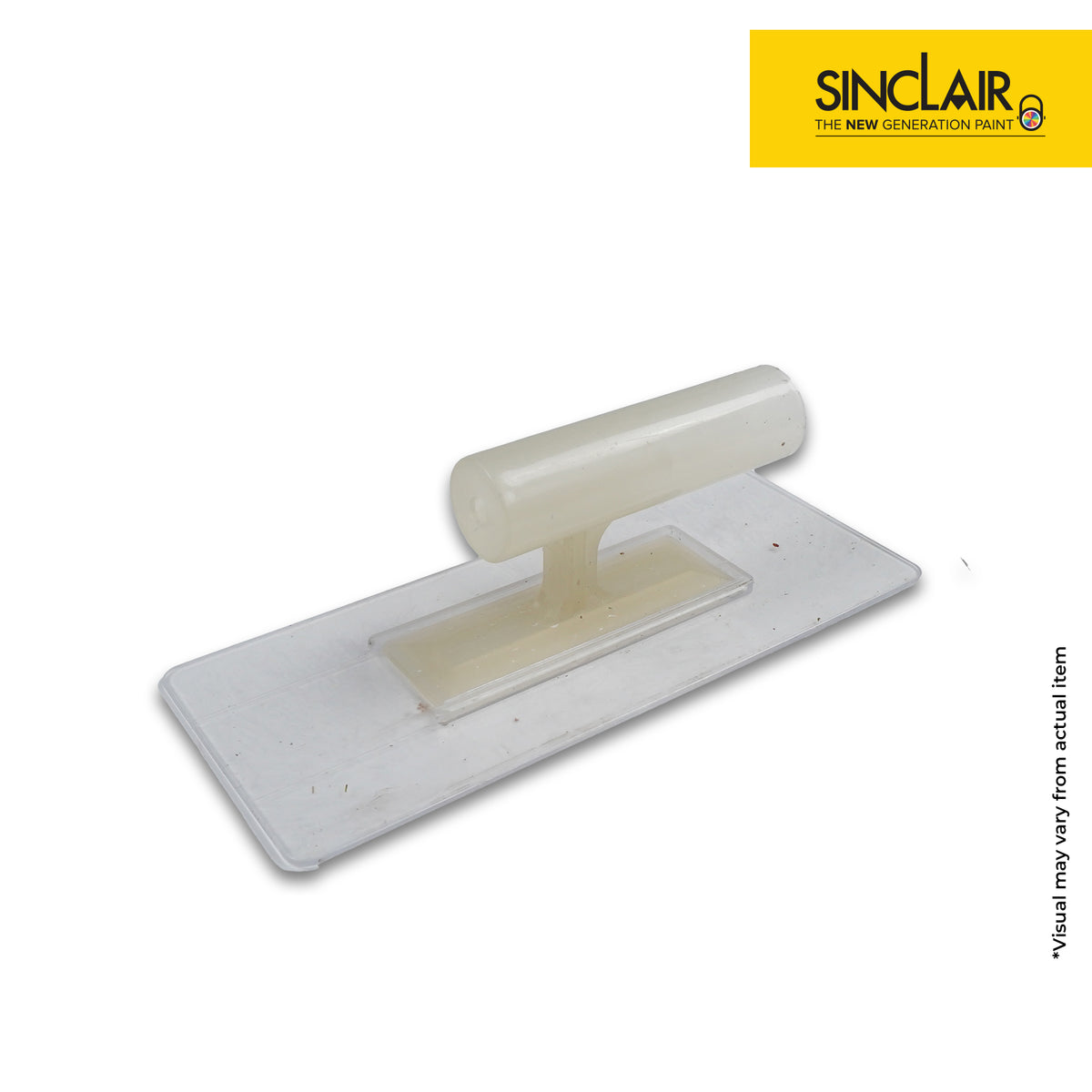 SINCLAIR DECORATIVE CLEAR PLASTIC TROWEL