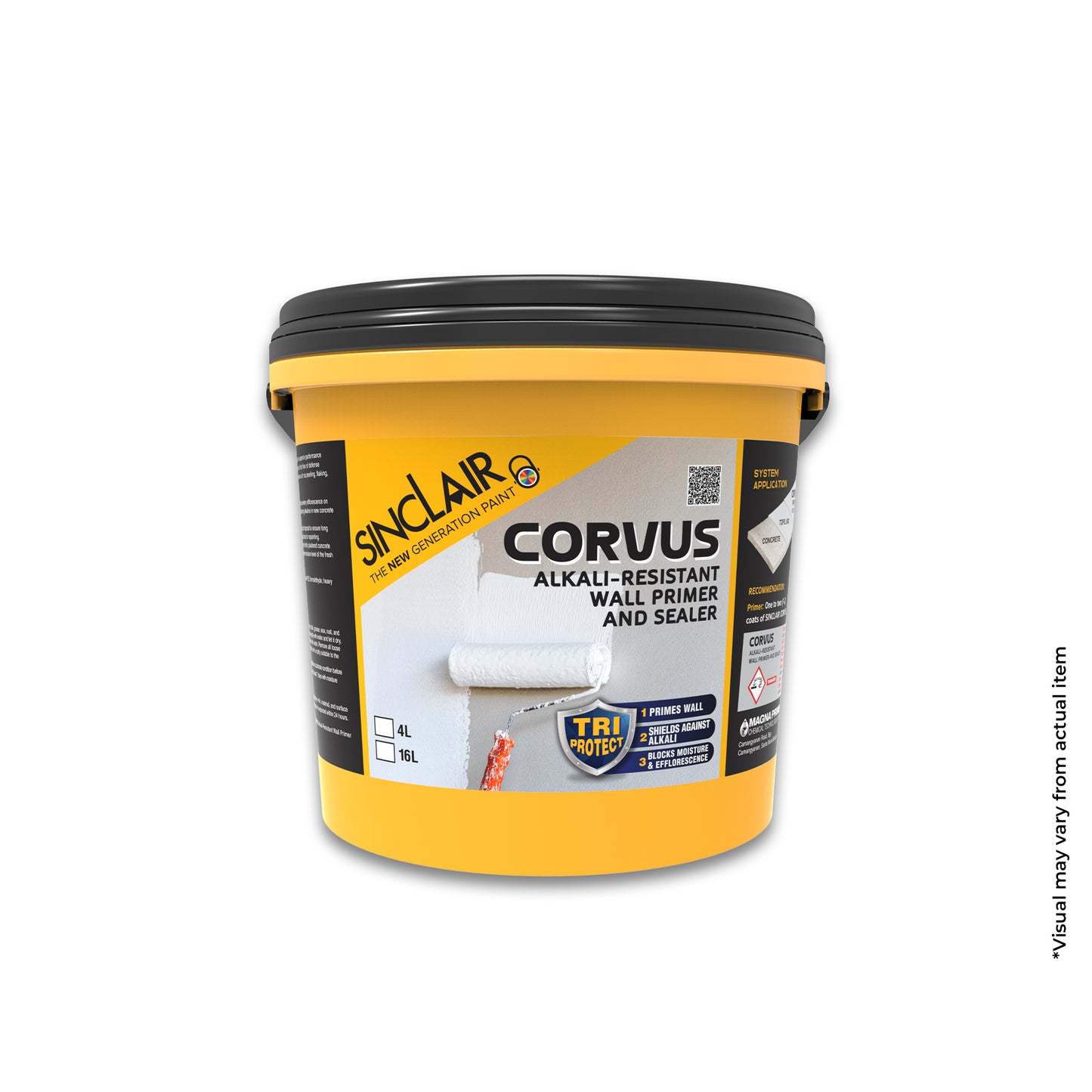 SINCLAIR CORVUS 4L - Alkali-Resistant Wall Primer and Sealer