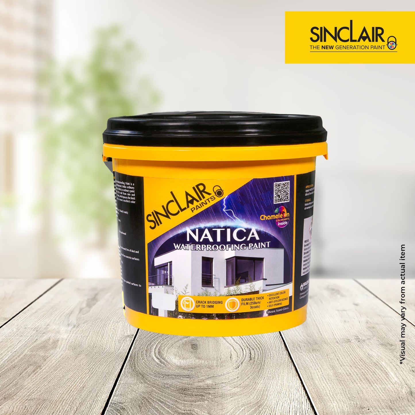 SINCLAIR NATICA WATERPROOFING PAINT Blue Sapphire 2411D