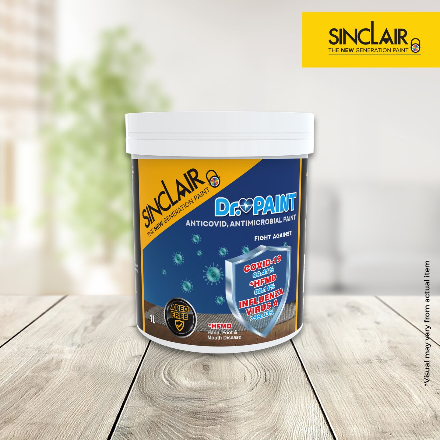 SINCLAIR DR. PAINT - Anti-COVID & Anti-Microbial Paint